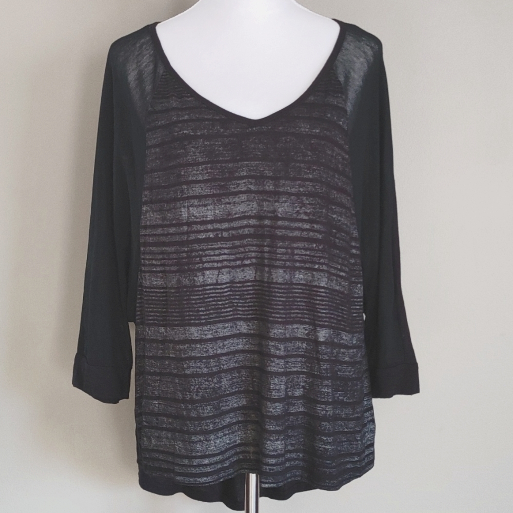 Seven 14/16 Black & White Top